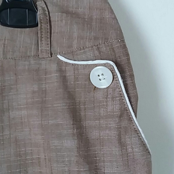 NWOT Robert Louis 16 Tan Khaki Dress Capris - Picture 4 of 7